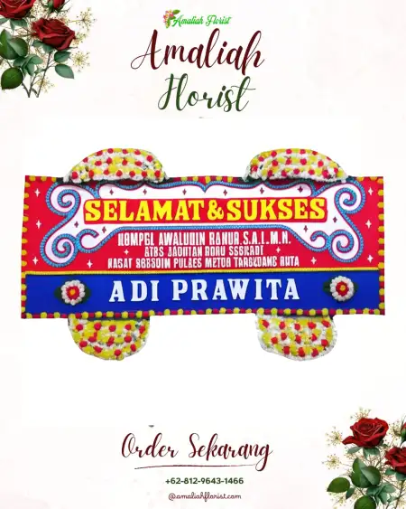 Papan Bunga Ucapan Selamat Lasiana