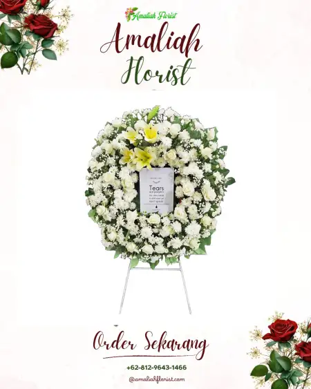 Krans Bunga Duka Lasiana